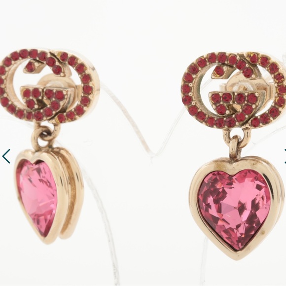 Gucci Interlocking Pink Earrings - Picture 1 of 9